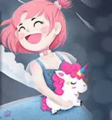 Обложка книги Сказка про единорожку ну немножко хромоножку