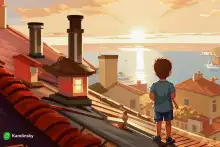 Обложка книги Сажа и буря