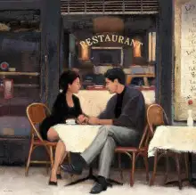 Обложка книги Свидание в «Кафе де ля Пэ»‎