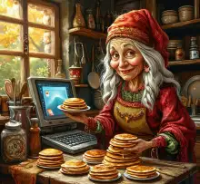 Обложка книги Блины Бабы Яги