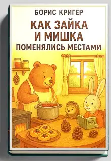 Обложка книги Как Зайка и Мишка поменялись местами