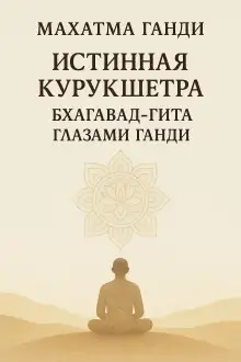 Обложка книги Истинная Курукшетра. Бхагавад-Гита глазами Ганди