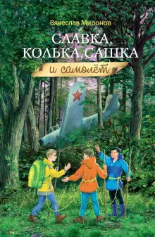 Обложка книги Славка, Колька, Сашка и самолёт