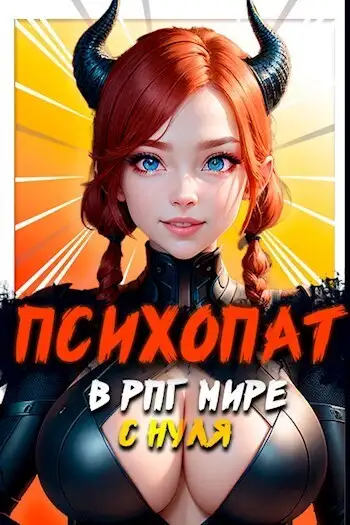 Обложка книги Психопат в рпг мире с нуля