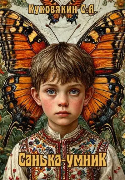 Обложка книги Санька-умник