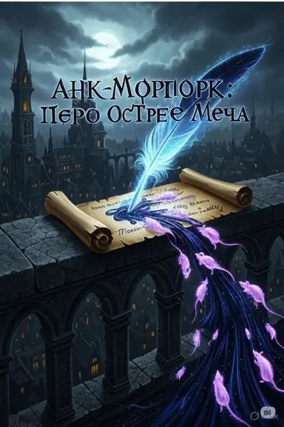 Обложка книги Анк-Морпорк: Перо Острее Меча