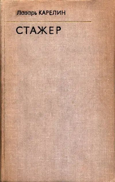 Обложка книги Стажер
