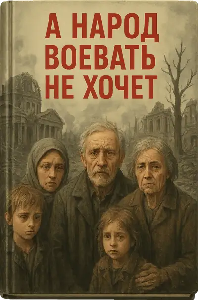 Обложка книги А народ воевать не хочет