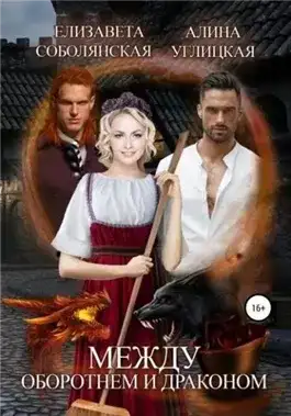 Обложка книги Между оборотнем и драконом