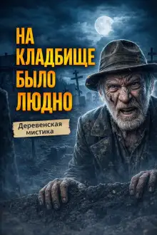 Обложка книги На кладбище было людно