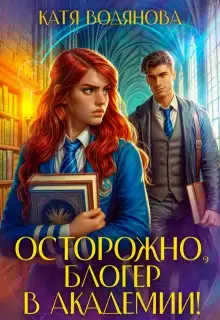 Обложка книги Осторожно, блогер в академии!