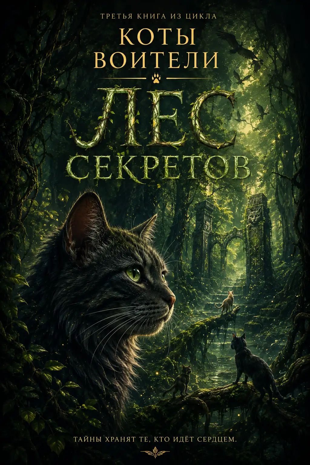 Обложка книги Лес секретов. Коты-воители 03