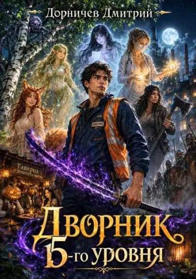 Обложка книги Дворник 15-го уровня. Том 6