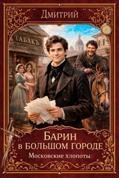 Обложка книги Барин 04. Барин в большом городе. Московские хлопоты