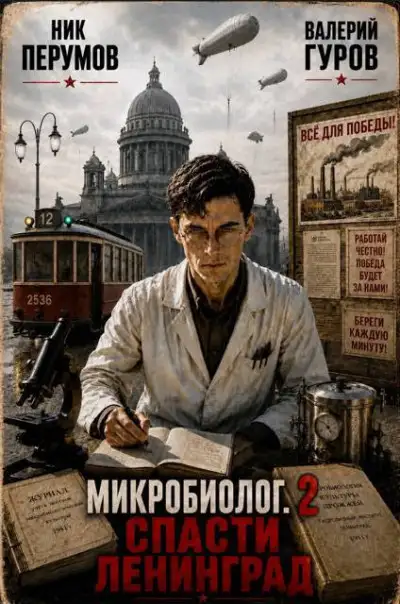 Обложка книги Микробиолог. Спасти Ленинград 2