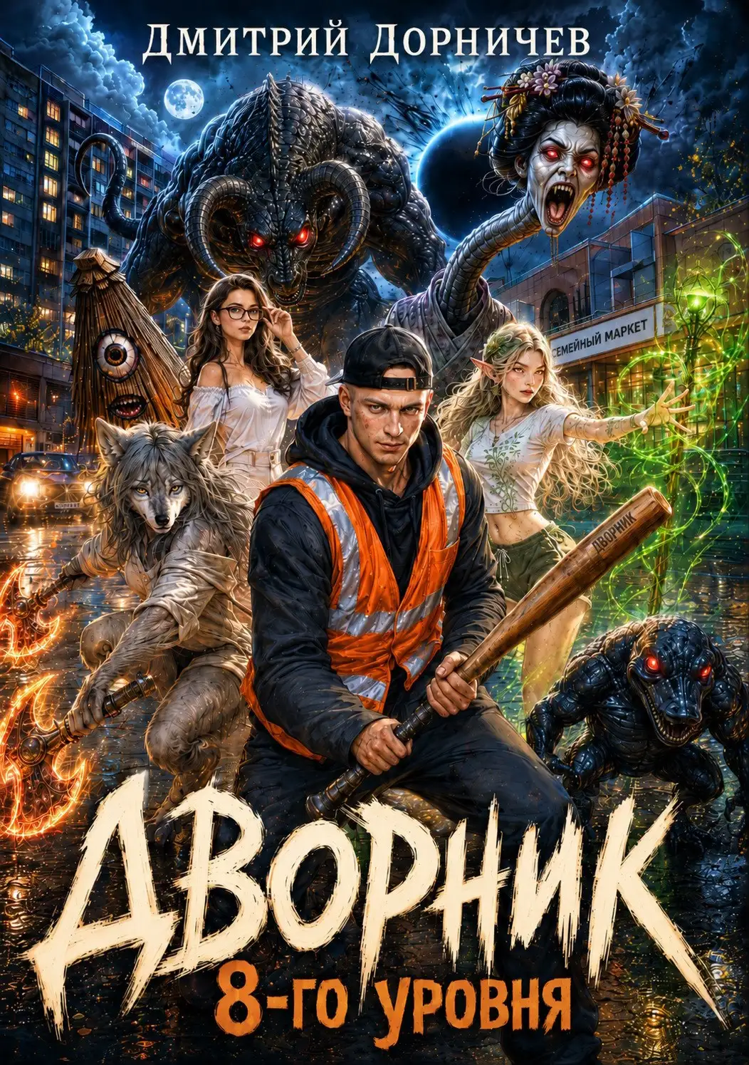 Обложка книги Дворник 8-го уровня. Том 3