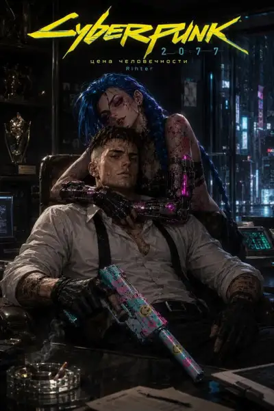 Обложка книги Cyberpunk 2077: Цена человечности