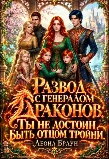 Обложка книги Развод с генералом драконов. Ты не достоин быть отцом тройни