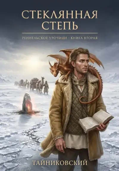 Обложка книги Стеклянная степь