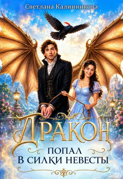 Обложка книги Дракон попал в силки невесты