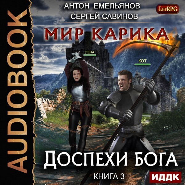 Обложка книги Мир Карика. Книга 3. Доспехи бога