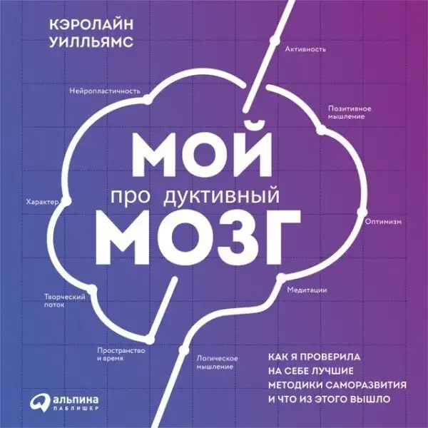 Обложка книги Мой продуктивный мозг: Как я проверила на себе лучшие методики саморазвития и что из этого вышло