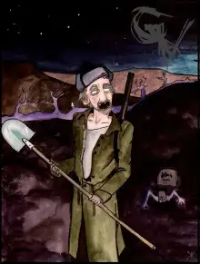 Обложка книги Дневник кладбищенского сторожа