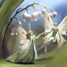 Обложка книги Ландыши. Рассказ старушки